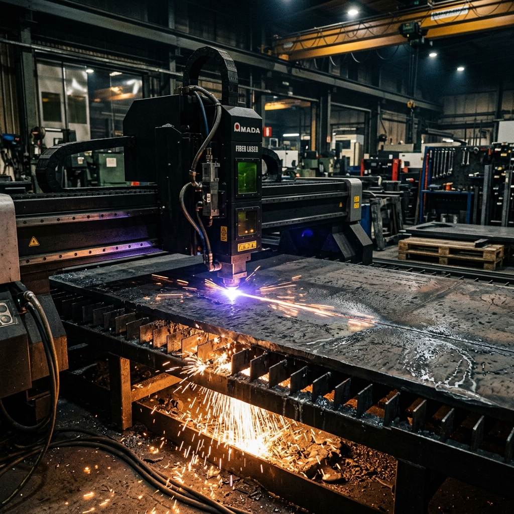 Corte a Laser CNC em Ação